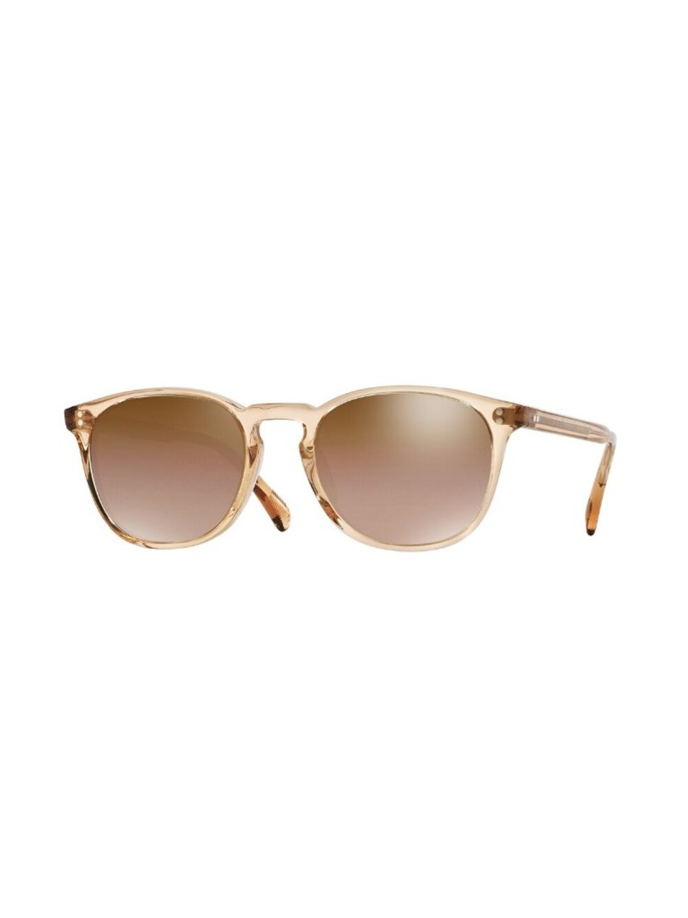 New Oliver Peoples Unisex Sunglasses Red Round Gold Lens Injected Frame OV5298SU